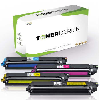 4er Set Rebuilt Toner kompatibel für Brother TN-247BK TN-247C TN-247M TN-247Y Schwarz, Cyan, Magenta, Gelb
